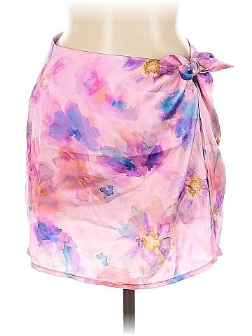 Frankies Bikinis Silk Skirt (view 1)