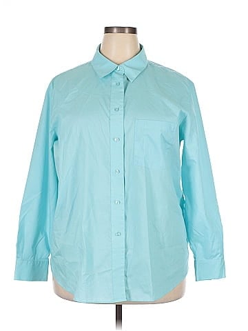 Foxcroft Long Sleeve Button-Down Shirt (view 1)