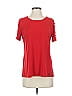 MICHAEL Michael Kors Solid Red Short Sleeve T-Shirt Size S - photo 1