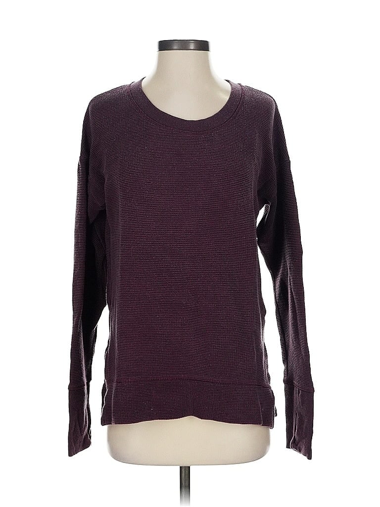Click to view more detailed imagery on our partner's website Pre-owned Athleta Pullover Sweater In Burgundy