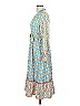 Shein 100% Polyester Paisley Blue Casual Dress Size 5 - photo 5