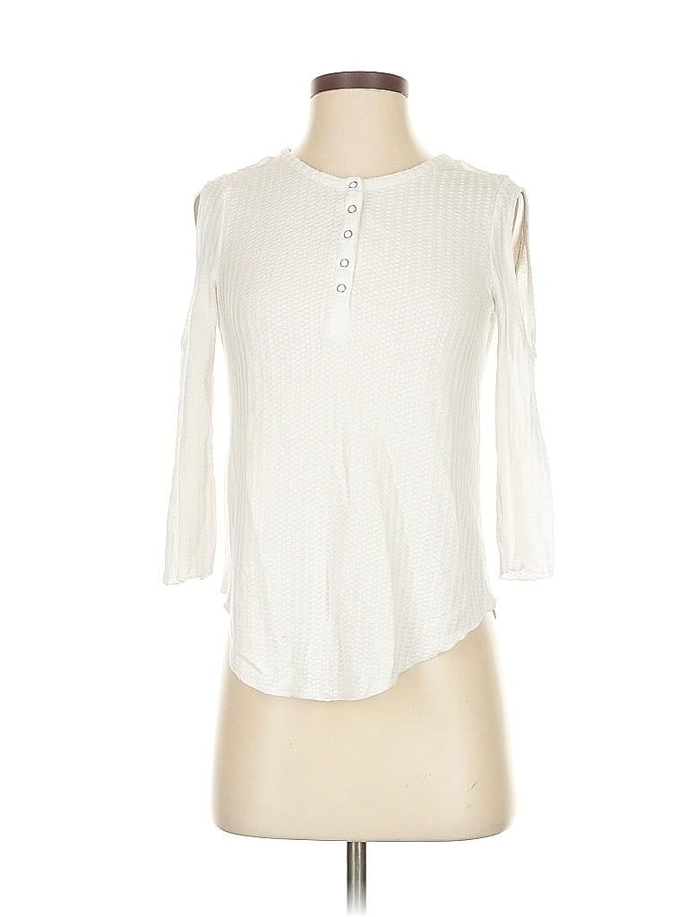 Pre-owned Chaser 3/4 Sleeve T-shirt In White