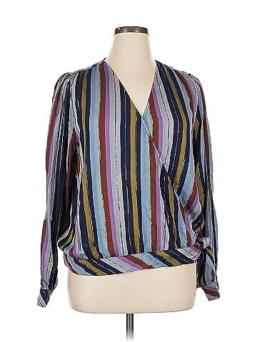 a.n.a. A New Approach Long Sleeve Blouse (view 1)