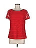 Talbots Red Short Sleeve Top Size 8 - photo 1