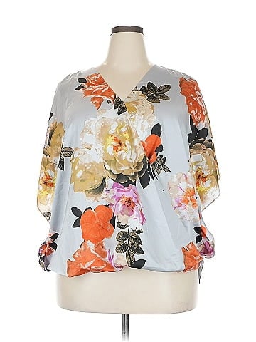 INC International Concepts 3/4 Sleeve Blouse (view 1)