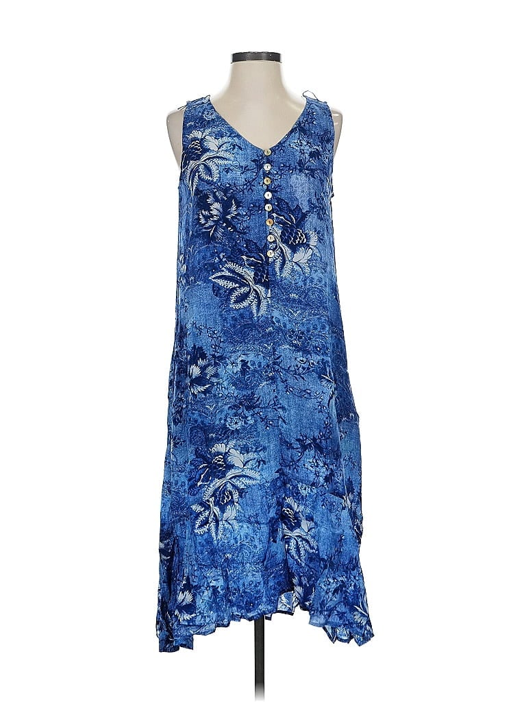 Pre-owned Coldwater Creek Casual Dress In Blue