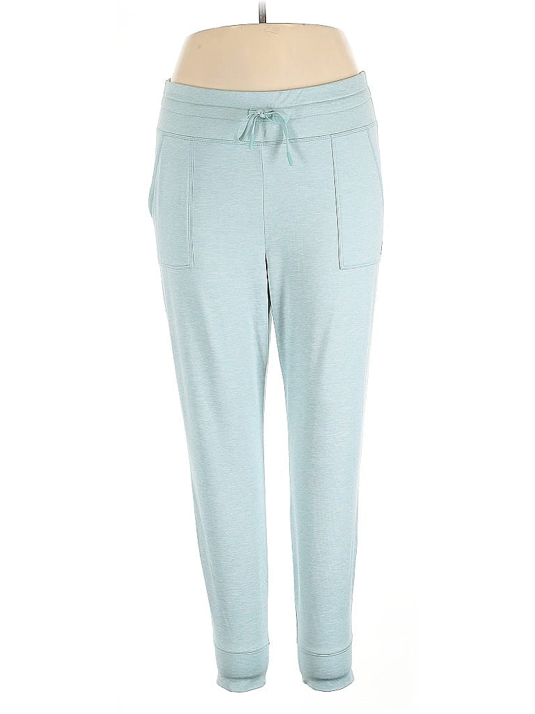 Pre-owned Reebok Casual Pants In Blue