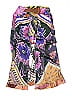 Chloé 100% Silk Purple Blue Silk High-Low Skort Size EU (FR) 38 / US 6 - photo 1