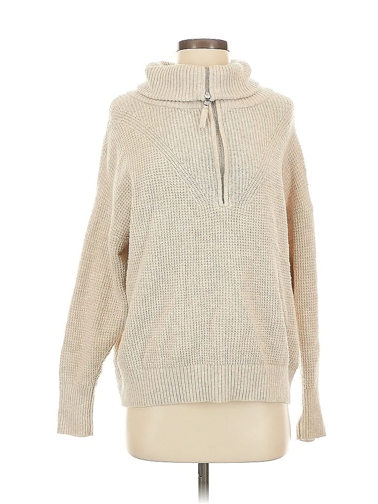 Pre-owned Aerie Turtleneck Sweater In Brown