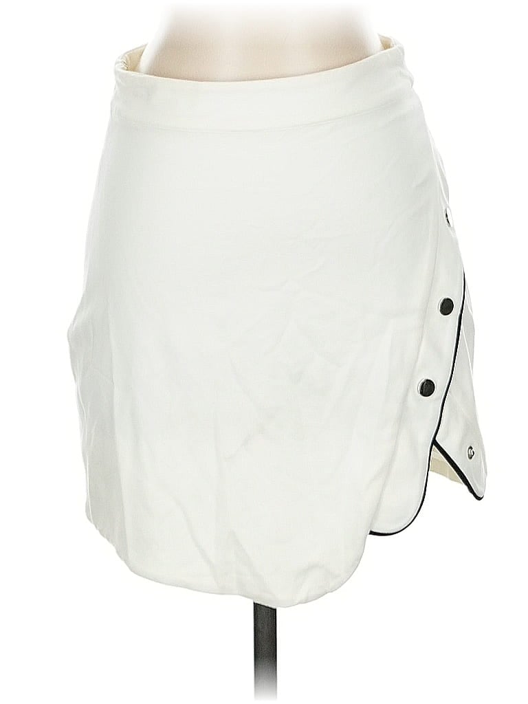 Pre-owned H:ours Casual Skirt In White