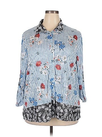 Shana 3/4 Sleeve Blouse (view 1)