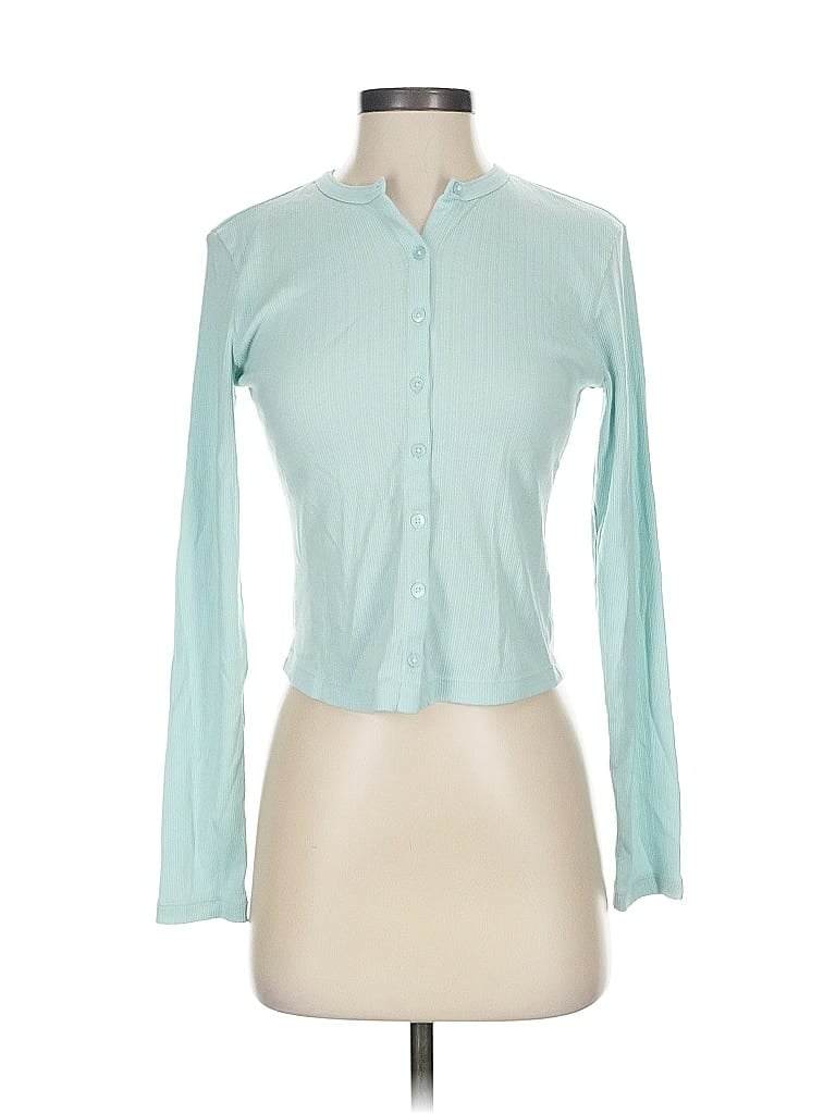 Click to view more detailed imagery on our partner's website Pre-owned Uniqlo Long Sleeve Polo Shirt In Blue