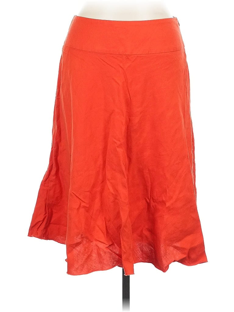 Pre-owned Nic + Zoe Casual Skirt In Orange