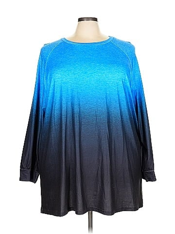 Shein Curve 3/4 Sleeve T-Shirt (view 1)