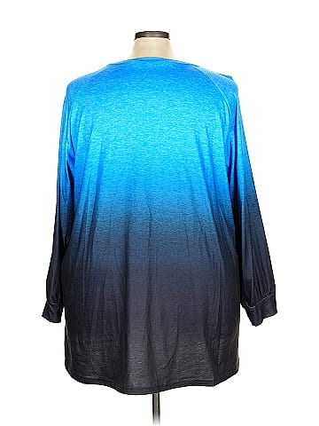 Shein Curve 3/4 Sleeve T-Shirt (view 2)