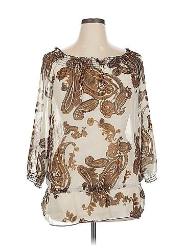 INC International Concepts 3/4 Sleeve Blouse (view 1)
