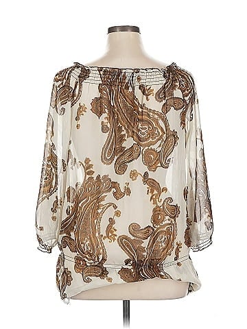 INC International Concepts 3/4 Sleeve Blouse (view 2)