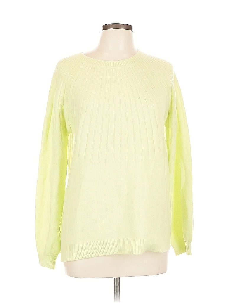 Pre-owned Ann Taylor Loft Pullover Sweater In Yellow