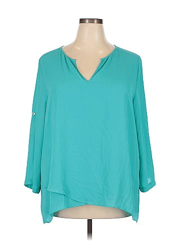 Karen Kane 3/4 Sleeve Blouse (view 1)