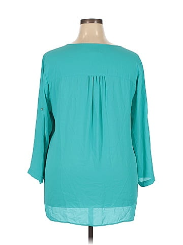 Karen Kane 3/4 Sleeve Blouse (view 2)