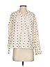 Point Sur Ivory Long Sleeve Blouse Size S - photo 1