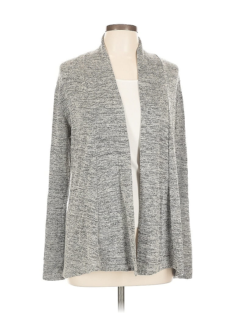 Pre-owned Olivia Blu Cardigan Sweater In Gray
