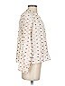 Point Sur Ivory Long Sleeve Blouse Size S - photo 4