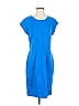 Marc Cain Solid Blue Casual Dress Size 10 (N3) - photo 1