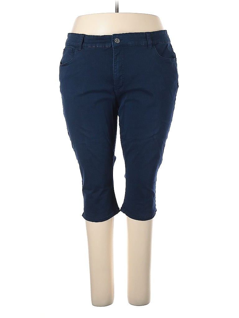 Pre-owned Chaps Casual Pants In Blue