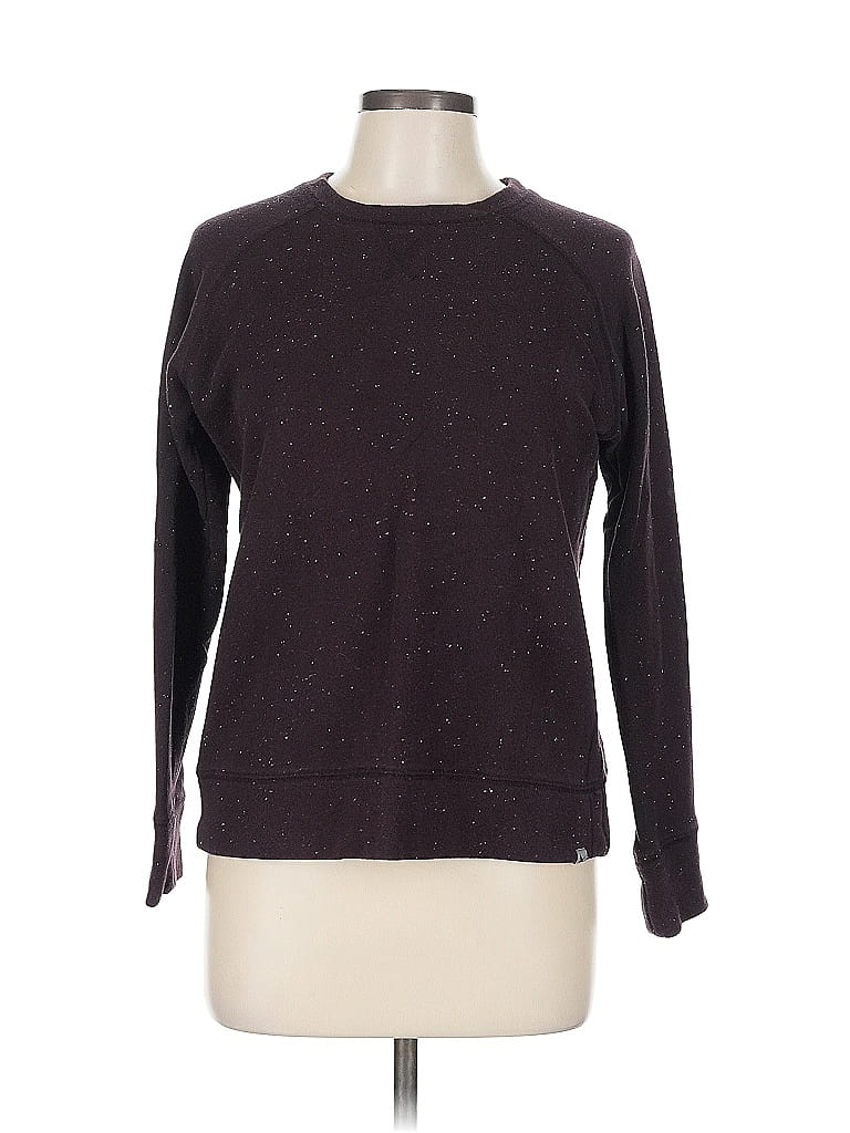 Pre-owned Eddie Bauer Pullover Sweater In Burgundy