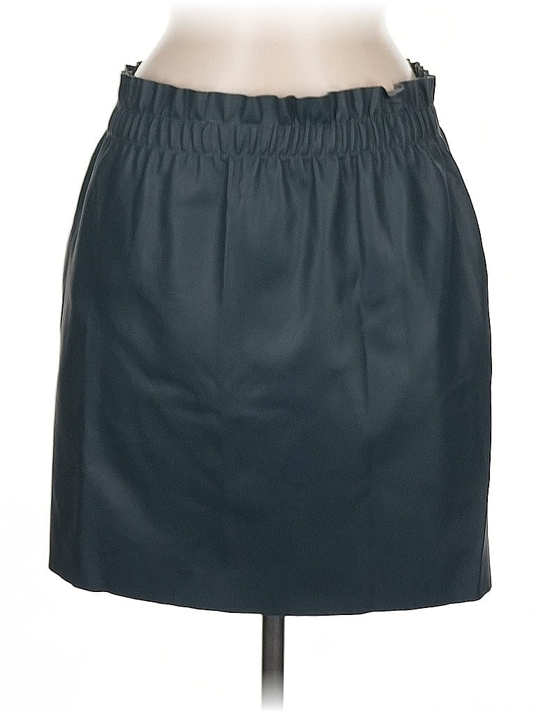 Click to view more detailed imagery on our partner's website Pre-owned Zara Faux Leather Skirt In Blue
