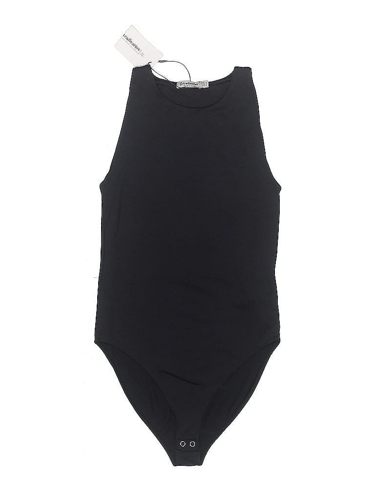 Click to view more detailed imagery on our partner's website Pre-owned Stradivarius Bodysuit In Black