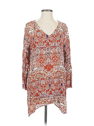One World 3/4 Sleeve Blouse (view 1)