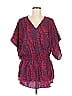 Devlin 100% Polyester Burgundy Casual Dress Size M - photo 1
