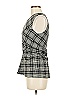Tanya Taylor Gray Sleeveless Top Size 6 - photo 4