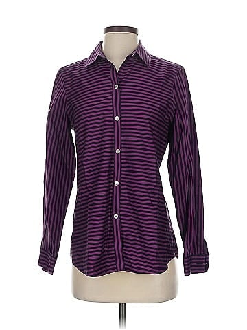 Foxcroft Long Sleeve Button-Down Shirt (view 1)
