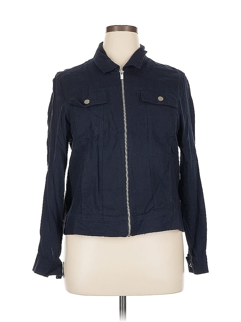 Pre-owned Rachel Zoe Tjx Jacket In Blue