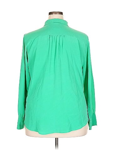 J.Crew Long Sleeve Silk Top (view 2)