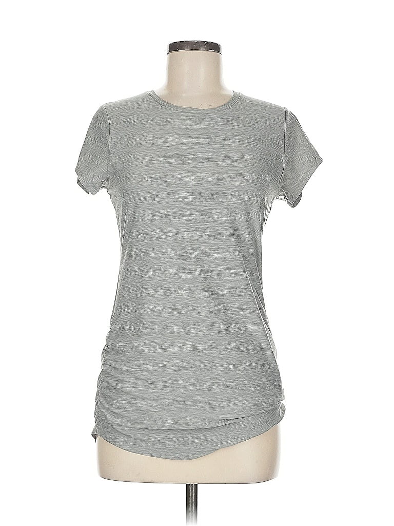 Pre-owned New Balance Short Sleeve T-shirt In Gray