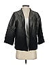 Eileen Fisher Chevron-herringbone Black Wool Blazer Size XS - photo 1