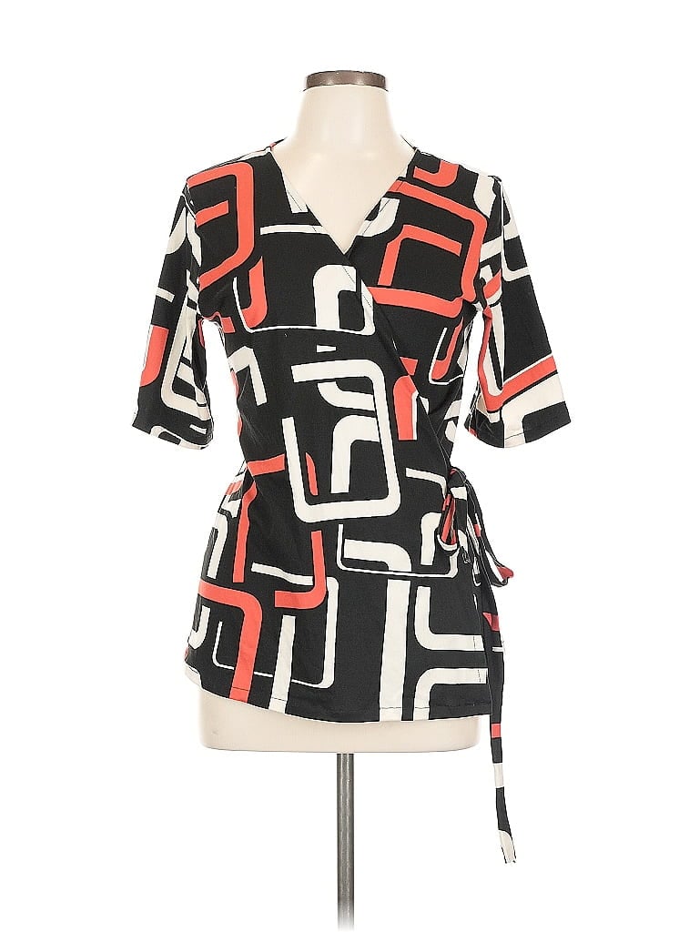 Pre-owned Matrushka Construction Kimono In Black