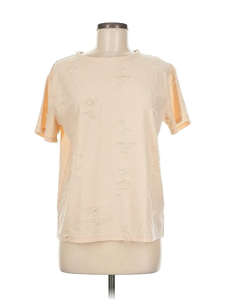 Pre-owned Love J Short Sleeve Blouse In White