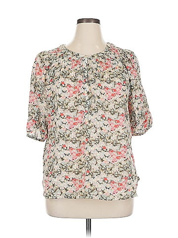 Ann Taylor LOFT 3/4 Sleeve T-Shirt (view 1)