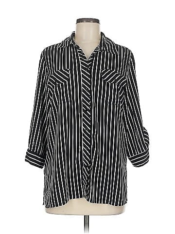 Notations 3/4 Sleeve Button-Down Shirt (view 1)