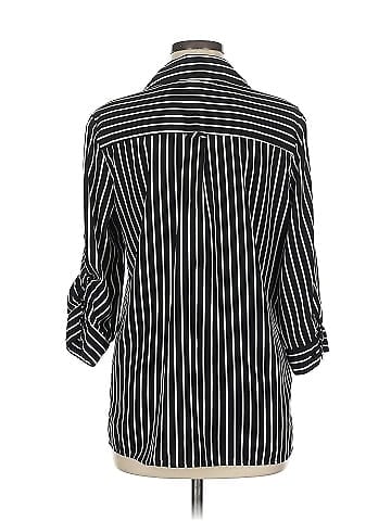 Notations 3/4 Sleeve Button-Down Shirt (view 2)