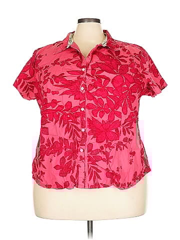 IZOD Short Sleeve Blouse (view 1)