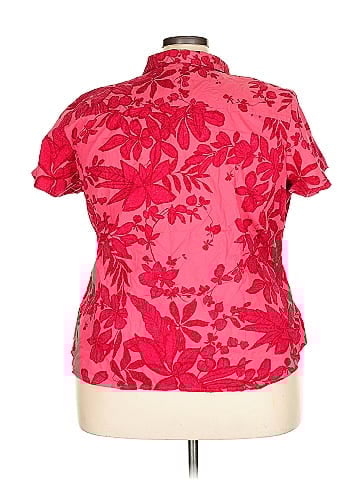 IZOD Short Sleeve Blouse (view 2)
