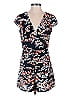 Bebe Floral Blue Black Romper Size S - photo 1
