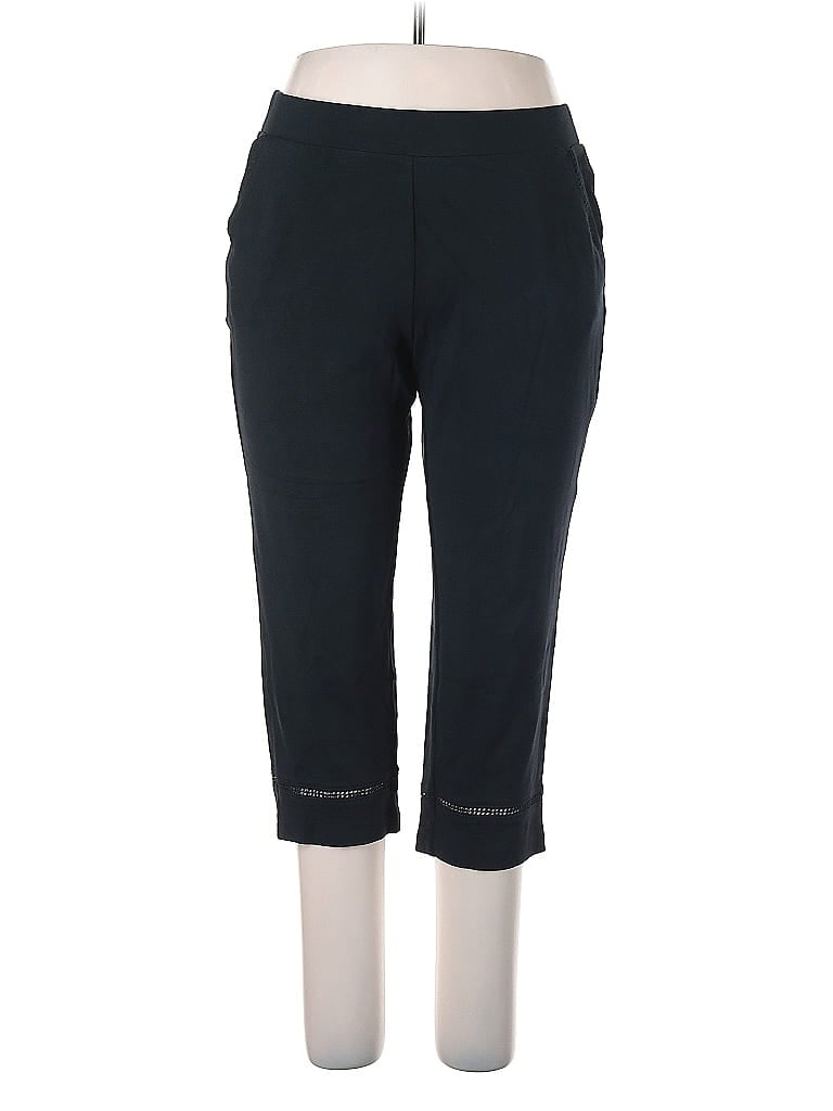 Pre-owned Isaac Mizrahi Live Active Pants In Black