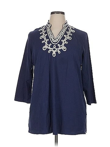 Allison Daley 3/4 Sleeve Blouse (view 1)